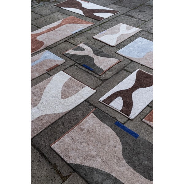 Памучна пътека подходяща за пране тухлен/бежова 70x150 cm Figura – Mette Ditmer Denmark-image-4