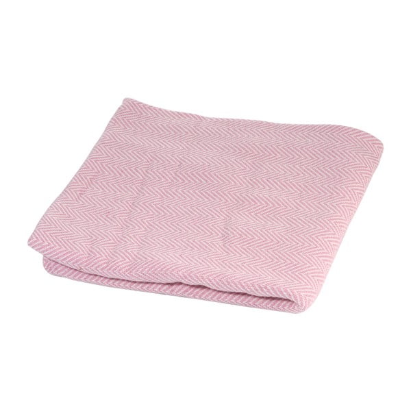 Розово памучно бебешко одеяло Baby, 95 x 115 cm - Kindsgut