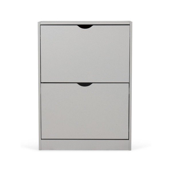 Сива накланяща се стойка за обувки 50x82x24 cm Stelo – Bonami Essentials-image-3