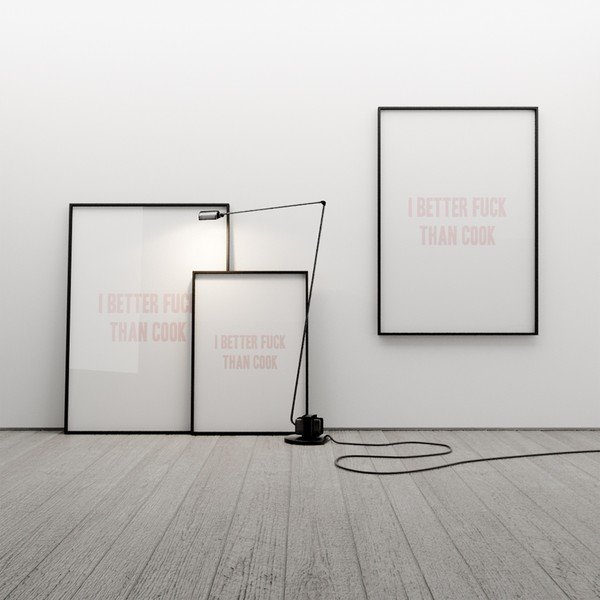Plakát I better fuck than cook, 100x70 cm-image-2