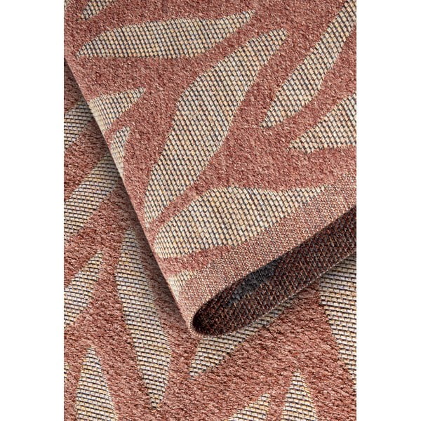 Външен килим от рециклирани влакна в тухлен цвят 200x290 cm Georgette – Villeroy&Boch-image-3