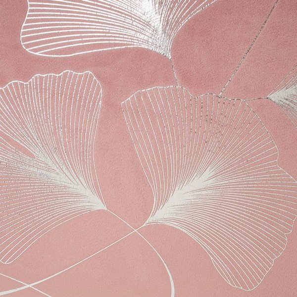 Декоративна възглавница от кадифе 45x45 cm Ginkgo Mauve - Casa Selección-image-1