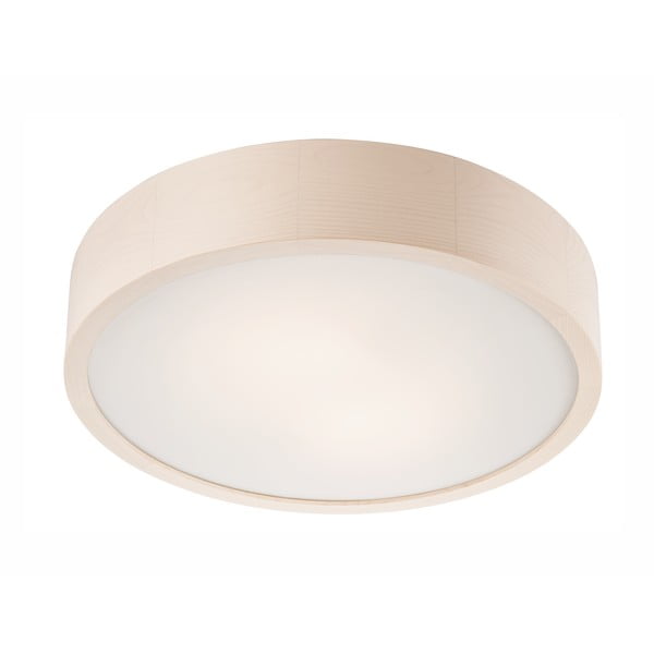 Бяла кръгла лампа за таван Plafond, ø 37 cm - LAMKUR