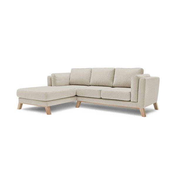 Бежов ъглов диван Seattle, ляв ъгъл - Bobochic Paris-image-3