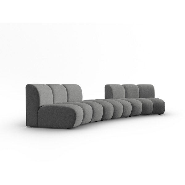Сив диван 367 cm Lupine - Micadoni Home-image-2