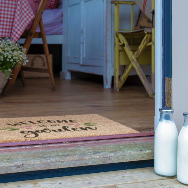 Изтривалка от кокосови влакна 60x90 cm Welcome to My Garden – Artsy Doormats-image-4