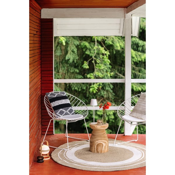 Комплект от 2 бели градински стола Coco - Bonami Selection-image-1