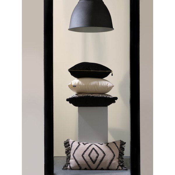 Черно-бежова градинска възглавница , 50 x 50 cm Jungle - Hartman-image-1