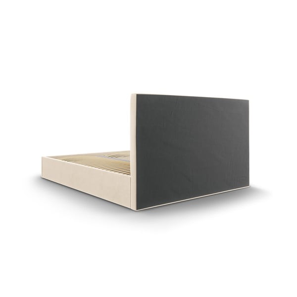 Бежово кадифено двойно легло , 160 x 200 cm Juniper - Mazzini Beds-image-4