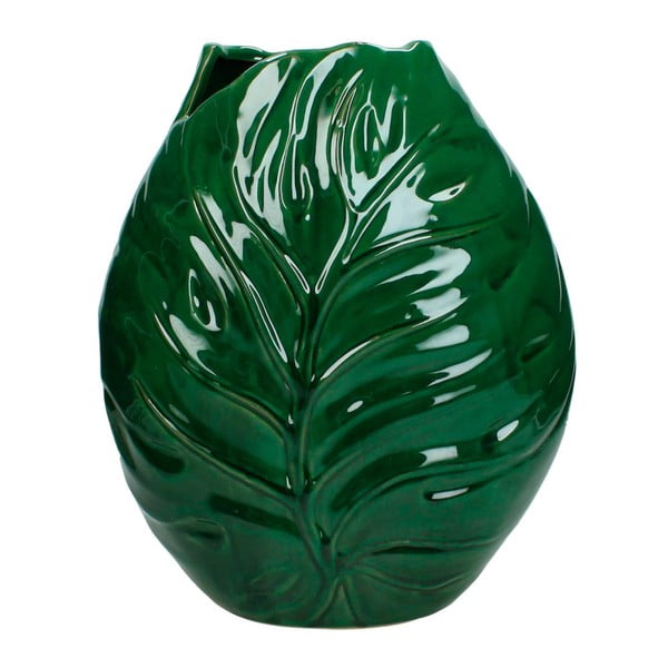 Зелена керамична ваза Студио, 15,5 x 31 cm - HF Living