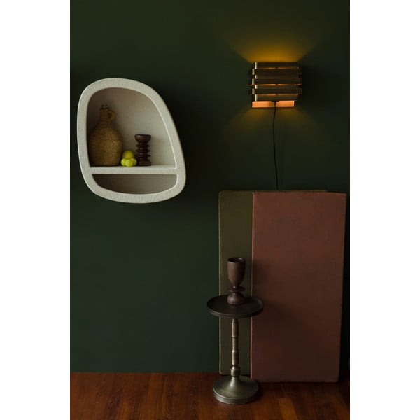 Кремав стенен рафт на няколко нива 23 cm Veda – Dutchbone-image-1