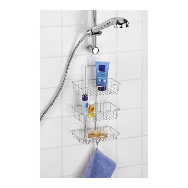 Стенен рафт за баня с три нива Nivala - Wenko-image-2