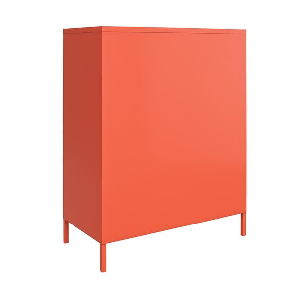 Оранжев метален шкаф , 80 x 102 cm Cache - Novogratz-image-3