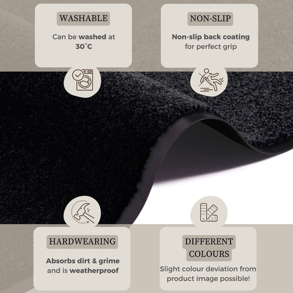 Изтривалка 60x40 cm Wash and Clean - Hanse Home-image-4