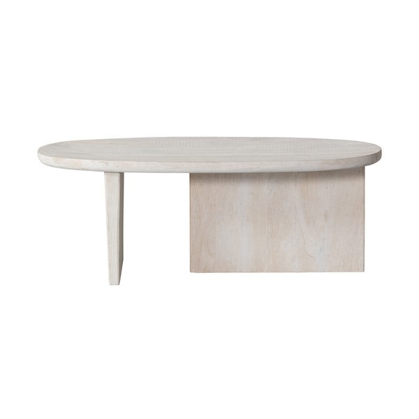 Масичка за кафе от масивно манго в естествен цвят 110x60 cm Seam – WOOOD-image-2