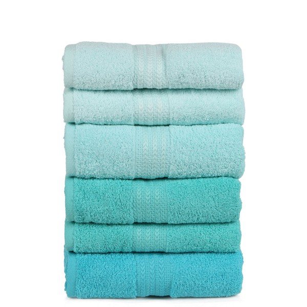 Комплект от 4 кърпи Вода, 70 x 140 cm Rainbow - Foutastic-image-1