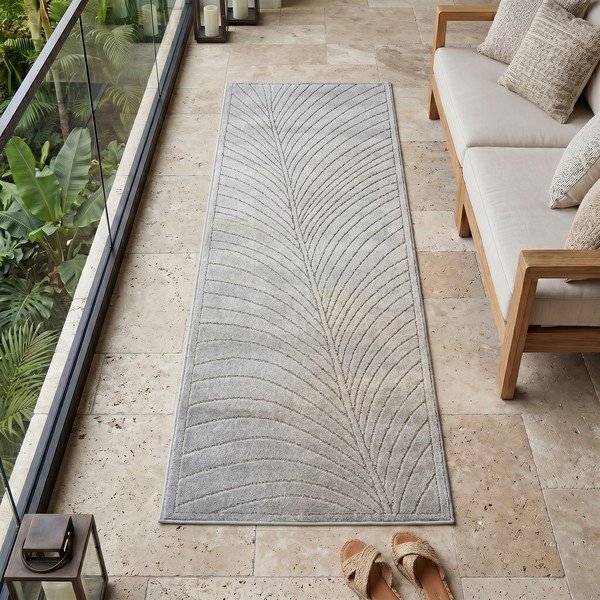 Пътека за открито и закрито в сребрист цвят 80x250 cm Nova 1204 – Ayyildiz Carpets-image-1