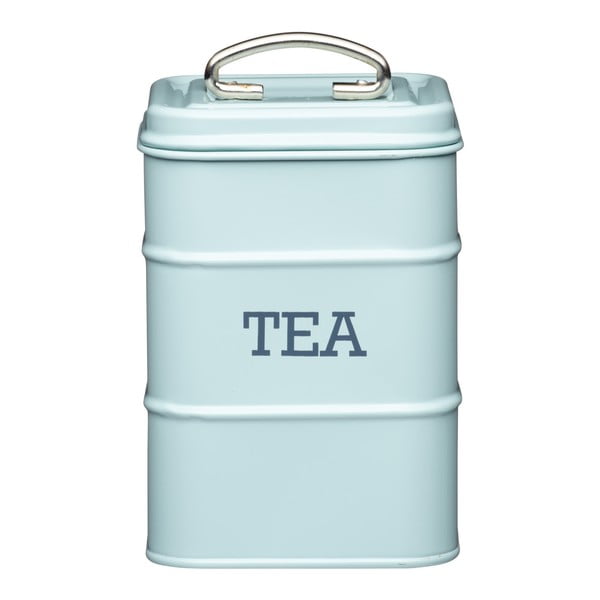 Зелено-синя калаена кутия за чай Living Nostalgia - Kitchen Craft