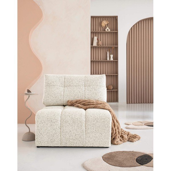 Кремав модул за диван Lulu – Miuform-image-1