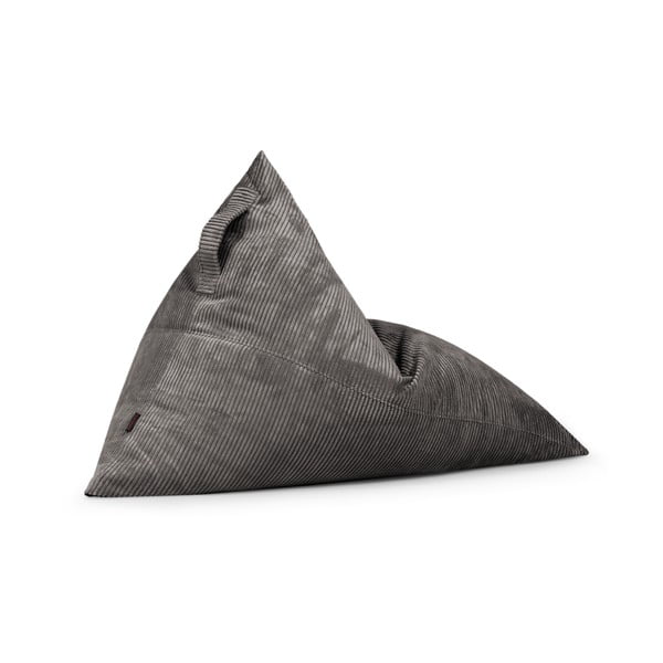 Черен пуф от рипсено кадифе Razz – SLOWDOWN-image-4