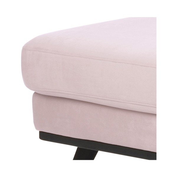 Диван от кадифе в прахово розово, ляв ъгъл Norwich - Actona-image-1