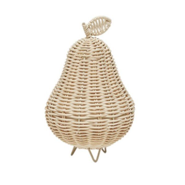 Детска нощна лампа в естествен цвят ø 12 cm Pear – OYOY Mini