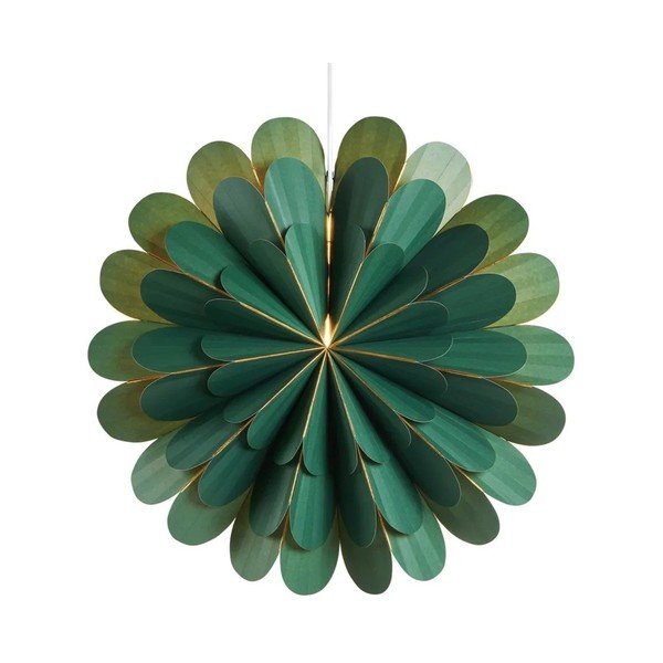 Зелена висяща светлинна декорация, височина 45 cm Marigold - Markslöjd