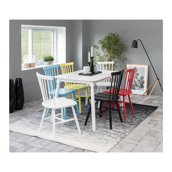 Комплект от 2 черни трапезни стола Riano - Actona-image-2