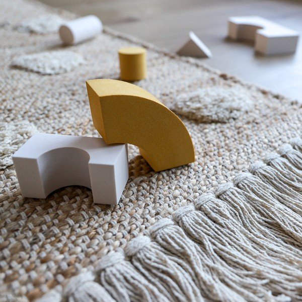 Ръчно изработен килим от смес от юта и памук , 100 x 150 cm Nop - Nattiot-image-4