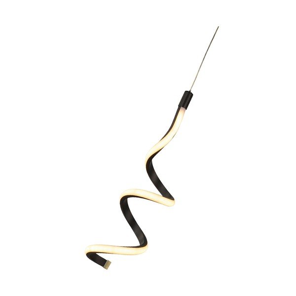 Черно метално LED висящо осветително тяло ø 12 cm Hilton – Squid Lighting-image-2