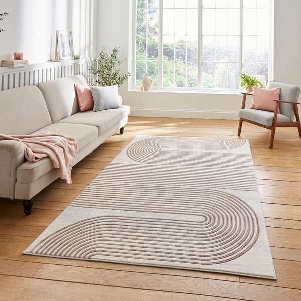 Kилим в светлосиво и розово 160x220 cm Apollo – Think Rugs-image-1