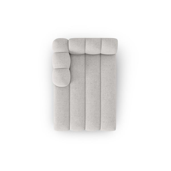 Светлосива лежанка (ляв ъгъл) Lupine – Micadoni Home-image-3