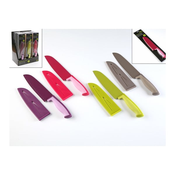 Комплект от 4 стоманени ножа Santoku - Versa
