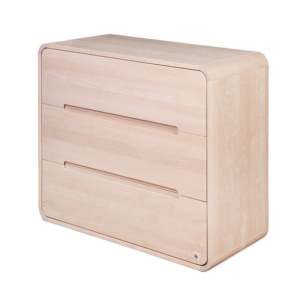 Дървен скрин с 3 чекмеджета и подвижна маса за преповиване Owl - YappyKids-image-3