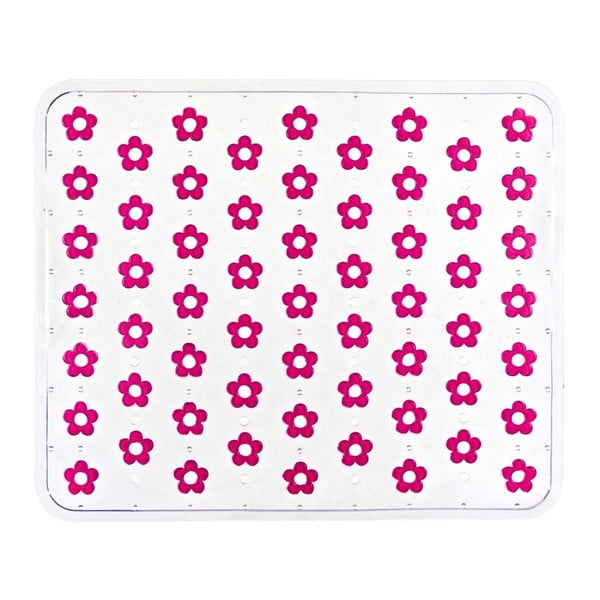 Розова подложка за мивка Подложка за мивка Fleurelle, 32 x 26,5 cm - Wenko