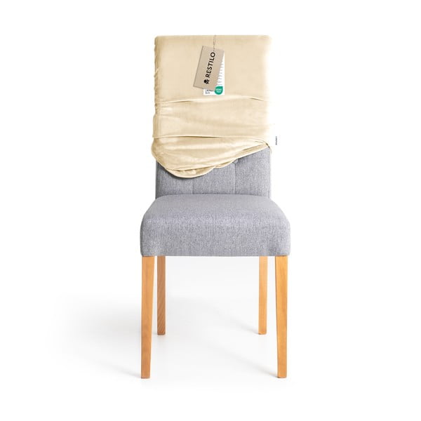 Бежови ластични покривала за стол в комплект от 4 бр. 48 cm Sento – Restilo-image-4