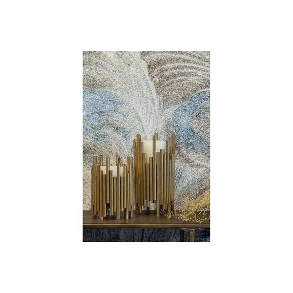 Метален свещник в златист цвят, височина 18 cm - BePureHome-image-2