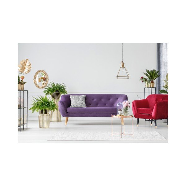 Fialová třímístná pohovka Mazzini Sofas Amelie-image-4