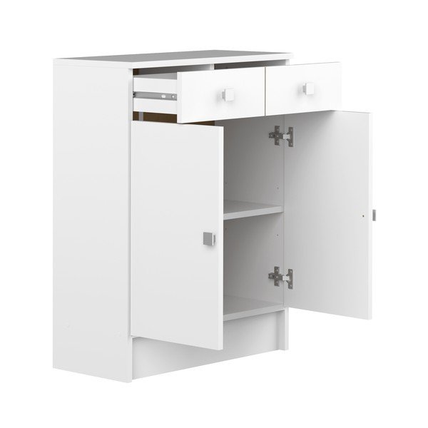 Бял нисък шкаф за баня 60x82 cm Combi - TemaHome-image-4