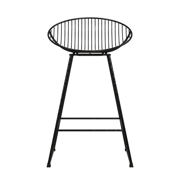 Черен метален бар стол Ellis – CosmoLiving by Cosmopolitan-image-3