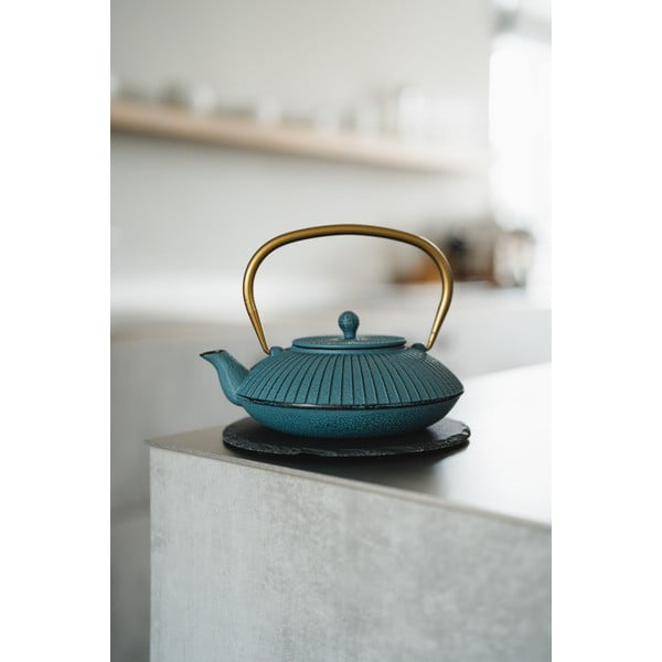 Син чугунен чайник 1,1 l Linhai – Bredemeijer-image-1