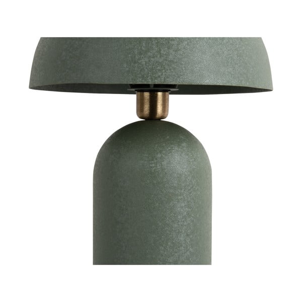 Зелена настолна лампа с метален абажур (височина 43 cm) Boaz – Leitmotiv-image-2