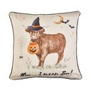 Декоративна възглавница с хелоуински мотив 45x45 cm Halloween Highland Cow – Catherine Lansfield