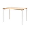 Бяла маса за хранене със заоблени крака TRIVENTI, 120 x 80 cm Triventi - Ragaba