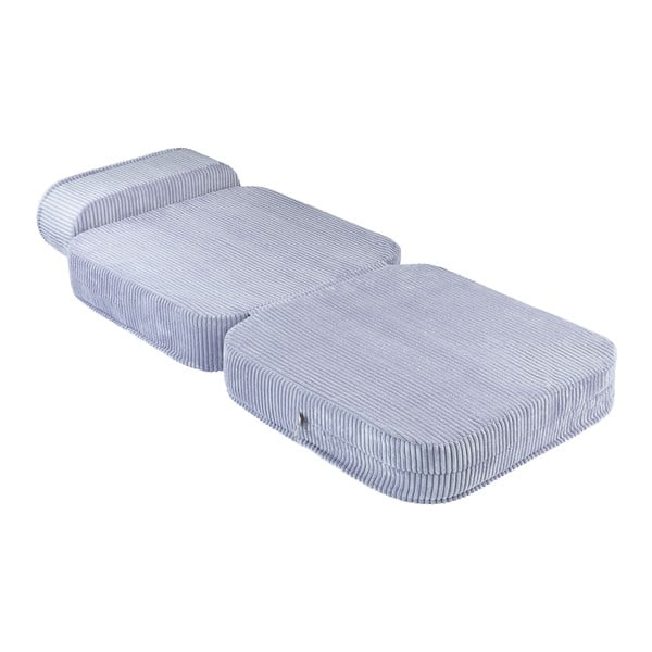 Син детски стол от рипсено кадифе Flip – Wigiwama-image-2