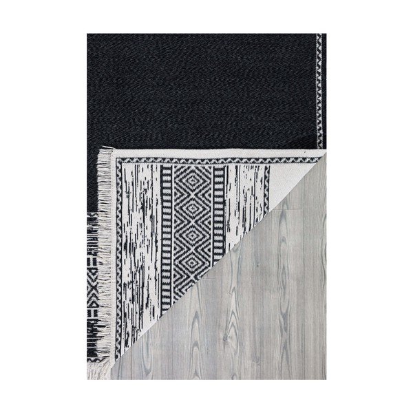 Черно-бял памучен килим , 120 x 180 cm Duo - Oyo home-image-4