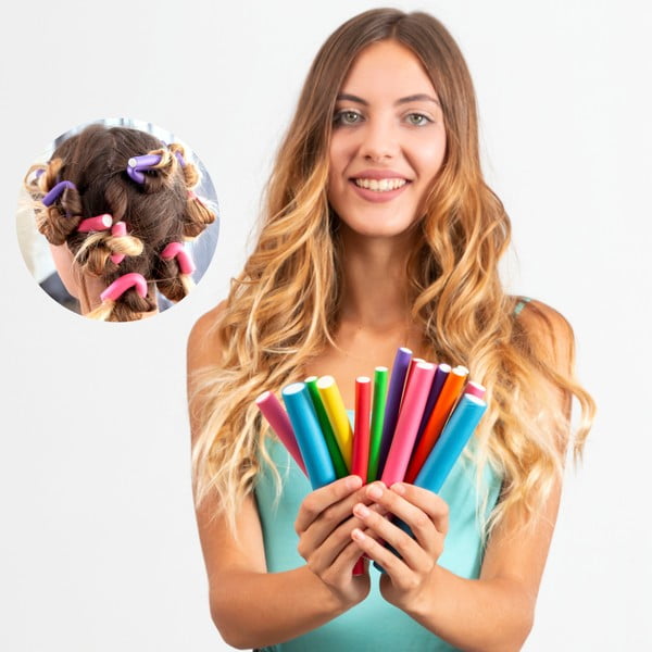 Комплект от 42 пенообразни преси за коса - InnovaGoods