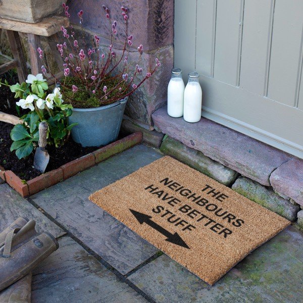 Изтривалка от кокосови влакна 40x60 cm Neighbours Have Better Stuff – Artsy Doormats-image-3