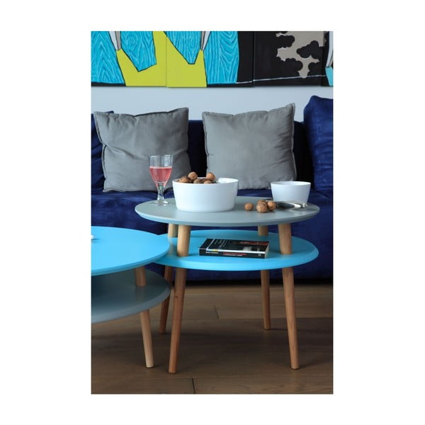 Светлосива маса за съхранение UFO, Ø 45 cm Ufo - Ragaba-image-2