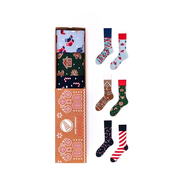 Комплект от 3 чифта чорапи, размер 39-42 Christmas - Many Mornings